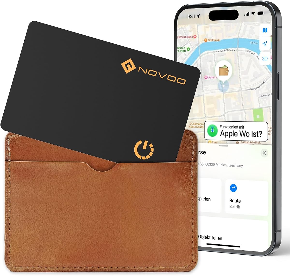 Ver especificaciones técnicas y precio actualizado de NOVOO Tarjeta rastreadora de carteras delgadas IP68 impermeable Air Smart Tag Card funciona Fotografía técnica oficial de NOVOO Tarjeta rastreadora de carteras delgadas IP68 impermeable Air Smart Tag Card funciona - Vista frontal con fondo blanco