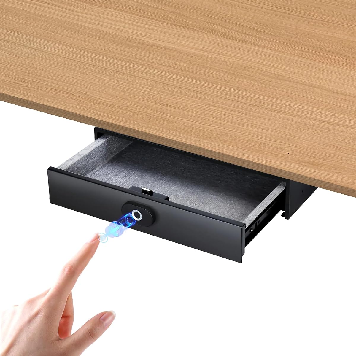 Ver especificaciones técnicas y precio actualizado de Caja Fuerte Inteligente Con Huella Dactilar, Recargable | Compatible Con Desbloqueo por Huella Fotografía técnica oficial de Caja Fuerte Inteligente Con Huella Dactilar, Recargable | Compatible Con Desbloqueo por Huella - Vista frontal con fondo blanco