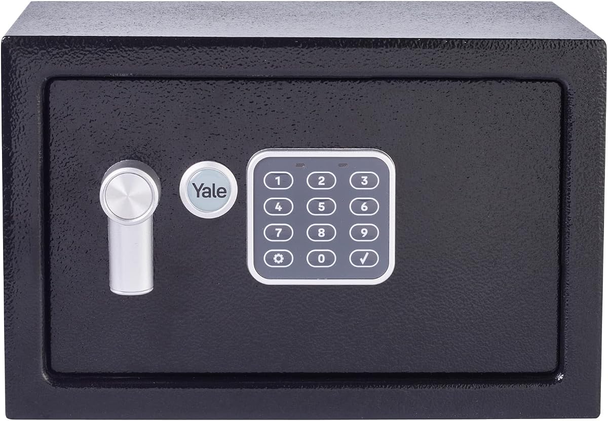 Fotografía técnica oficial de Yale YSV/200/DB2 Caja Fuerte Básica - Vista frontal con fondo blanco