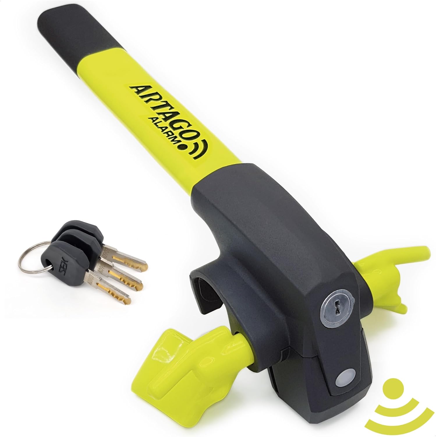 Ver especificaciones técnicas y precio actualizado de Artago 870 - Barra Antirrobo de Volante a Salpicadero con Alarma Sonora de 120 dB Fotografía técnica oficial de Artago 870 - Barra Antirrobo de Volante a Salpicadero con Alarma Sonora de 120 dB - Vista frontal con fondo blanco
