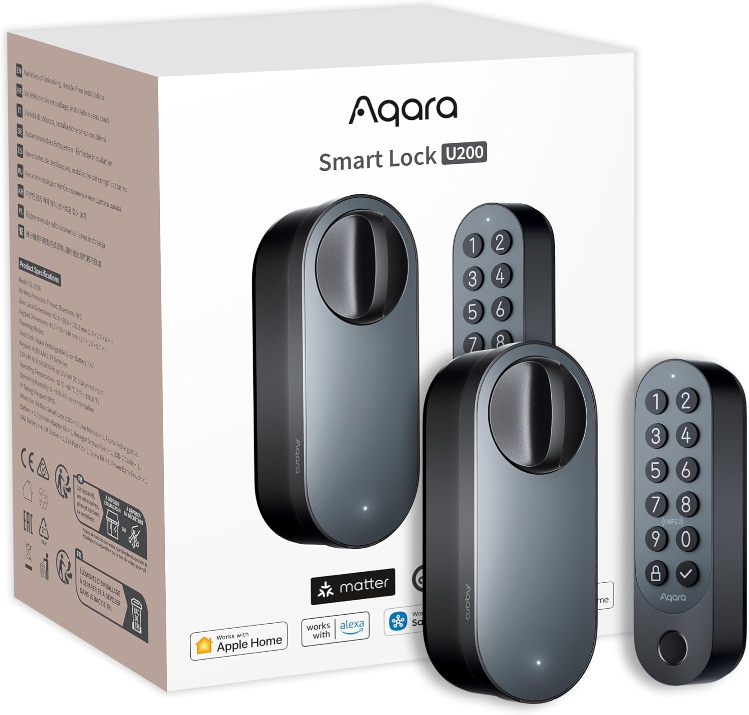 Comparativa técnica de ingeniería entre las cerraduras inteligentes Aqara U200 y Nuki Smart Lock Pro 4