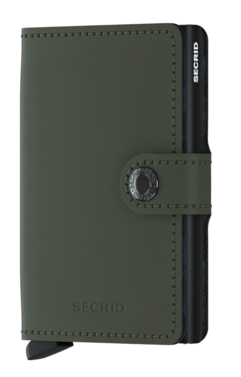 Cartera de aluminio Secrid con protección RFID y expulsión rápida de tarjetas