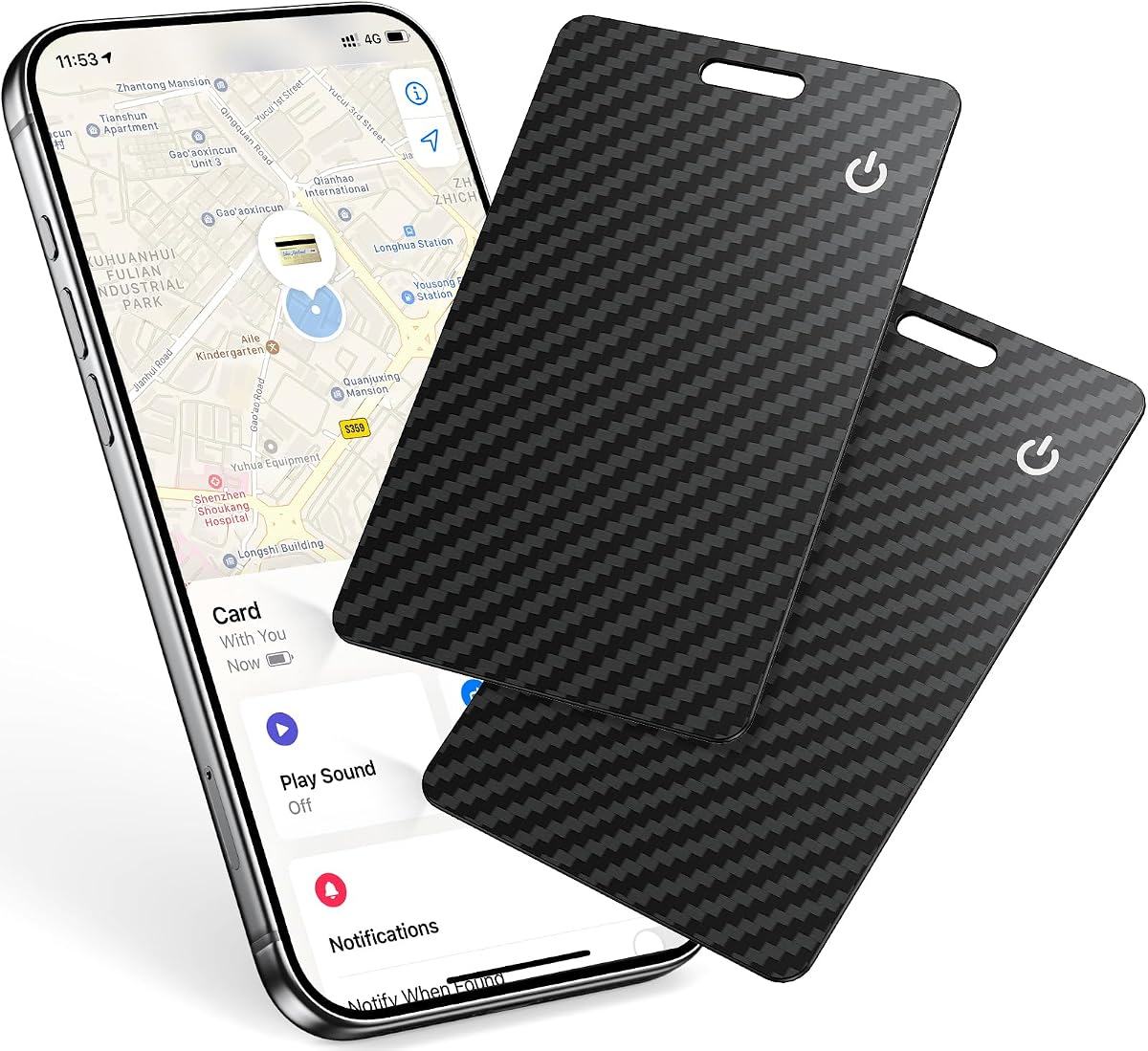 Ver especificaciones técnicas y precio actualizado de Air Tracker Card Tag Recargable,Tarjeta Localizador Cartera 2 Piezas | Wallet Tracking Card Fotografía técnica oficial de Air Tracker Card Tag Recargable,Tarjeta Localizador Cartera 2 Piezas | Wallet Tracking Card - Vista frontal con fondo blanco