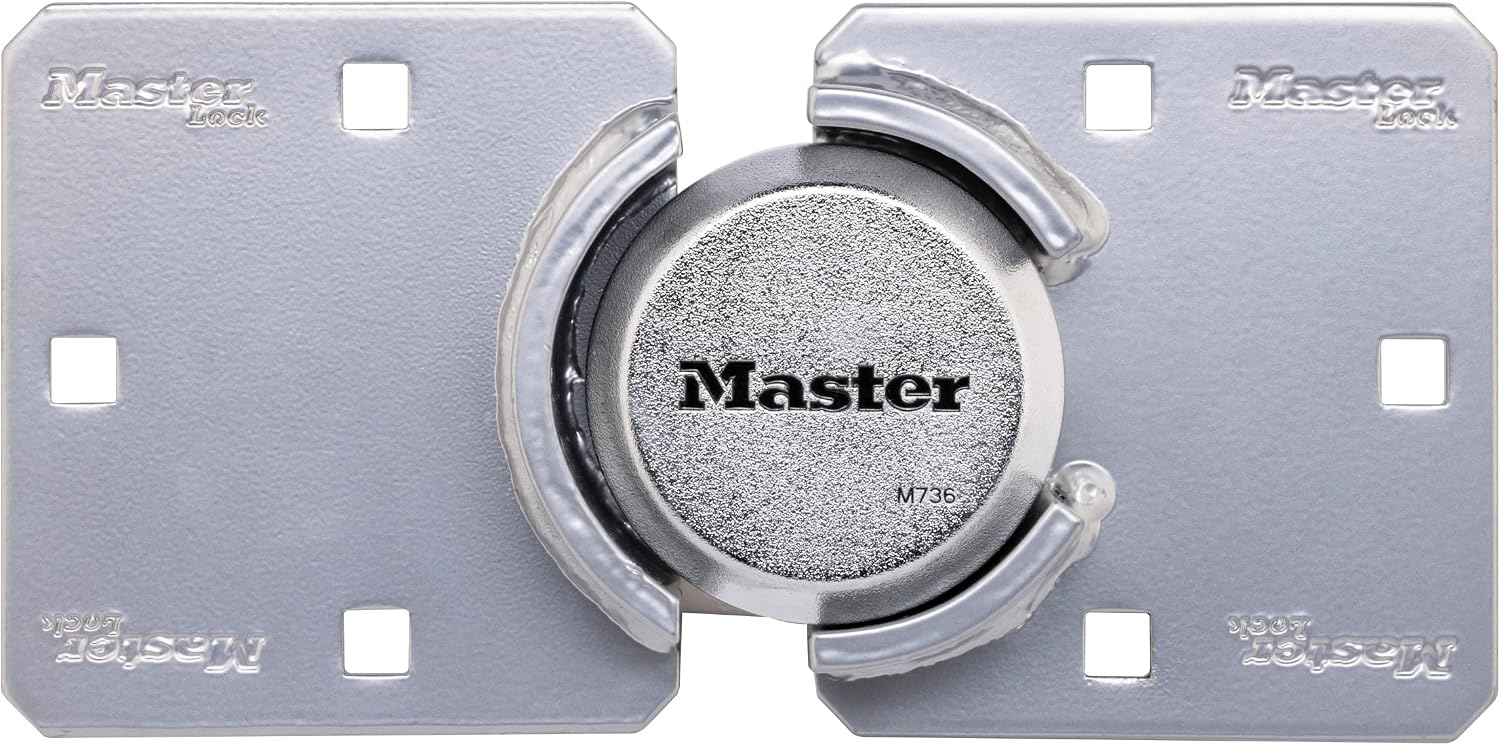 Ver especificaciones técnicas y precio actualizado de Master Lock M736XKADCCSEN - Cerrojo de Grillete Oculto con Candado Puck Lock Acorazado Fotografía técnica oficial de Master Lock M736XKADCCSEN - Cerrojo de Grillete Oculto con Candado Puck Lock Acorazado - Vista frontal con fondo blanco