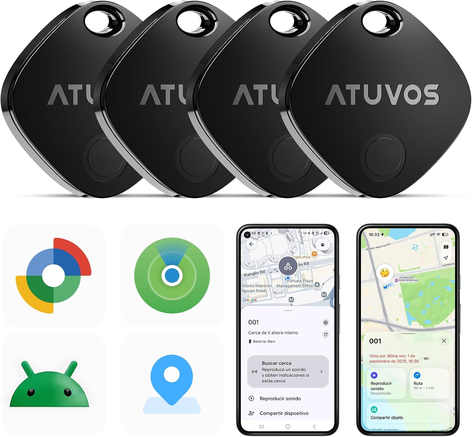 Ver especificaciones técnicas y precio actualizado de Seinxon Finder Card - Tarjeta Localizadora Recargable Qi para Apple Find My Fotografía técnica oficial de Seinxon Finder Card - Tarjeta Localizadora Recargable Qi para Apple Find My - Vista frontal con fondo blanco
