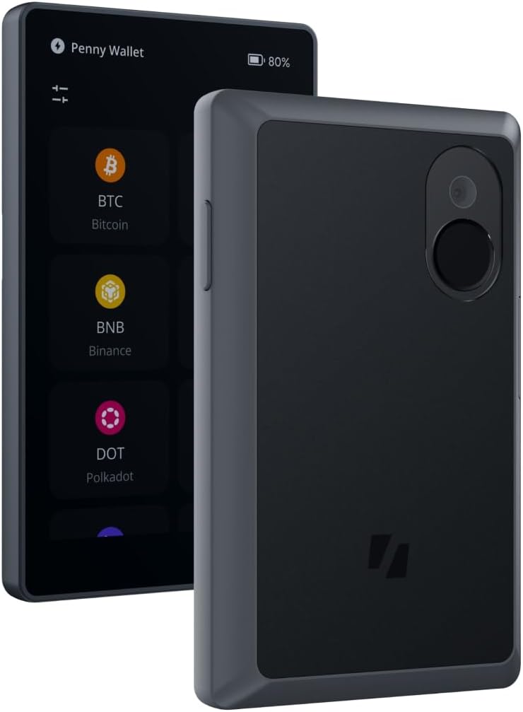 Ver especificaciones técnicas y precio actualizado de Tangem Wallet 2.0 (Set de 3 Tarjetas) - Billetera Criptográfica NFC con Chip EAL6+ Fotografía técnica oficial de Tangem Wallet 2.0 (Set de 3 Tarjetas) - Billetera Criptográfica NFC con Chip EAL6+ - Vista frontal con fondo blanco