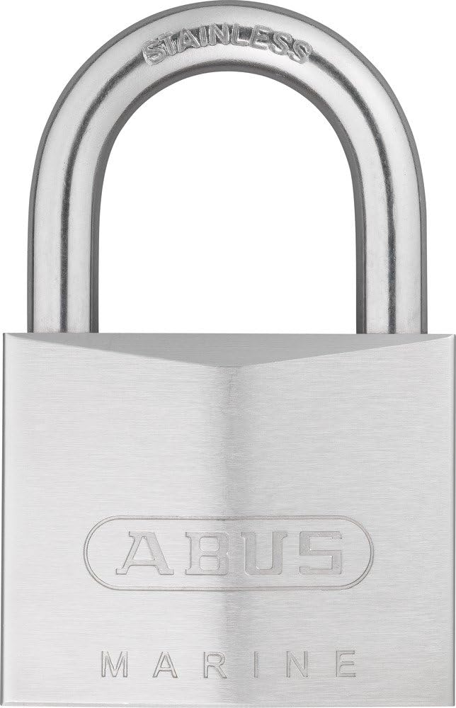 Ver especificaciones técnicas y precio actualizado de ABUS Candado Marine 75IB/50 - resistente a la intemperie - cuerpo del candado Fotografía técnica oficial de ABUS Candado Marine 75IB/50 - resistente a la intemperie - cuerpo del candado - Vista frontal con fondo blanco