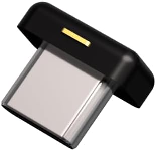 Fotografía técnica oficial de Yubico YubiKey 5C Nano - Llave de Seguridad Ultracompacta FIDO2 (USB-C) - Vista frontal con fondo blanco